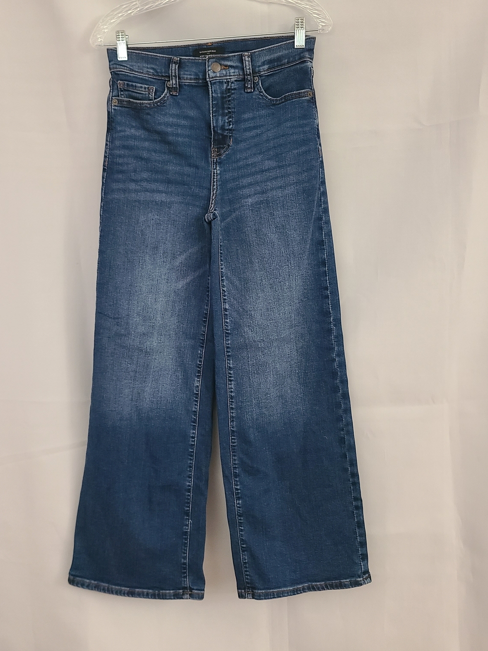 Banana Republic Factory 26/2 Blue Denim Wide Leg High Rise Spring 26 Casual Jean